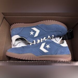 Converse Run Star Trainer Blue Suede Low-Top Sneakers